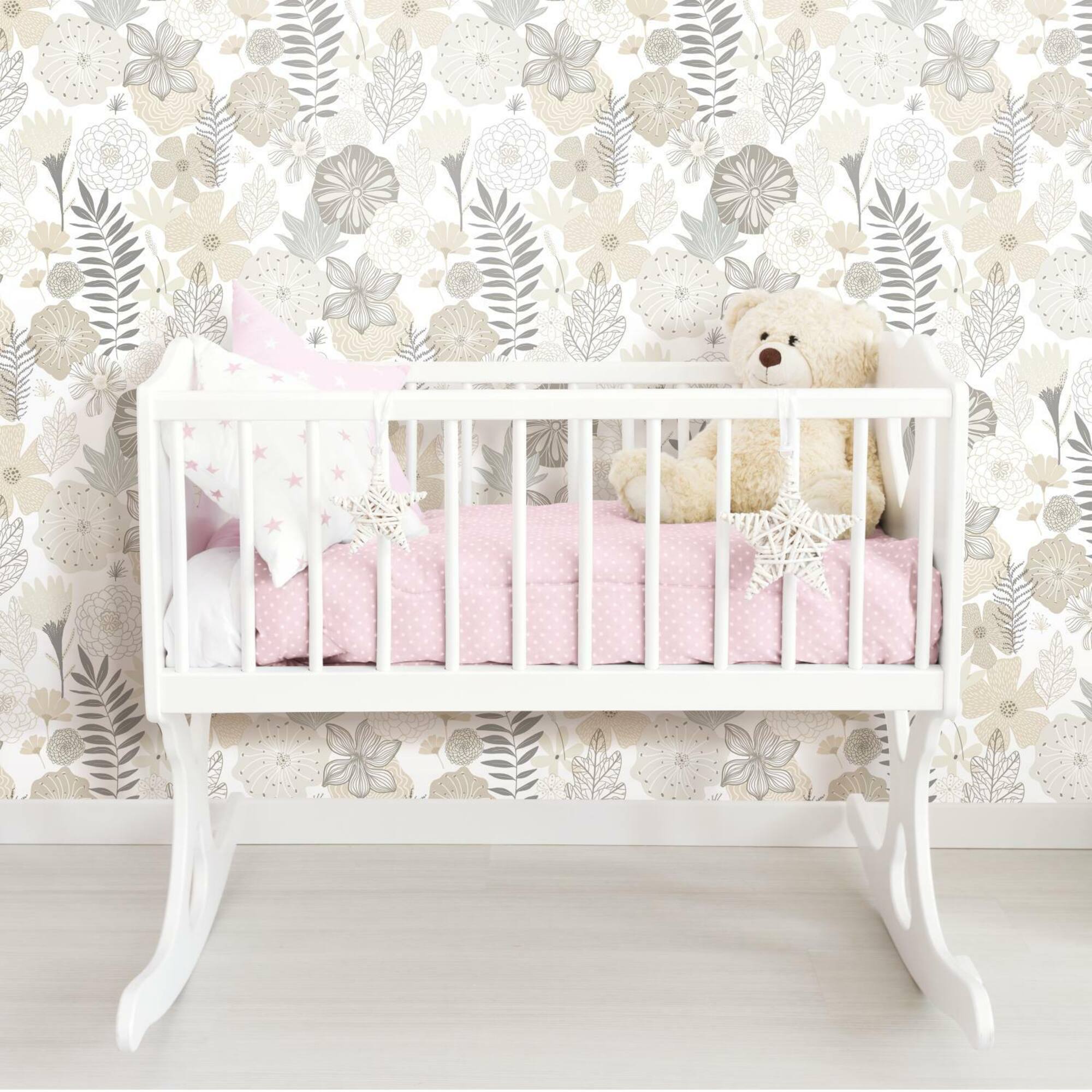 RoomMates Perennial Blooms Peel & Stick Wallpaper